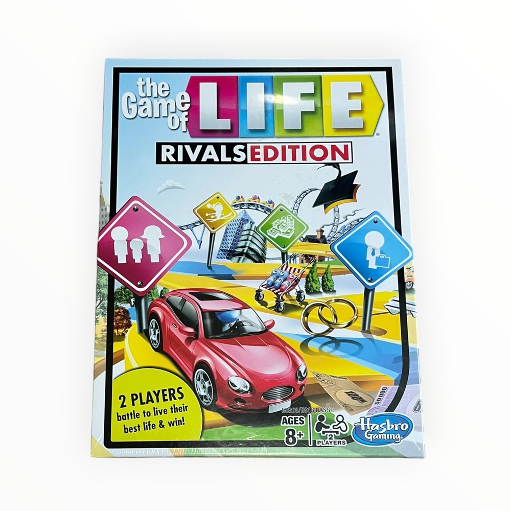 Hasbro The Game of Life Rivals Edition‎ 2 Player Board Game New Sealed E9268